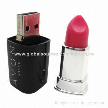 Lipstick USB Flash Drive, High-speed